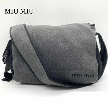 【Beautiful Condition】MIU MIU Shoulder Bag Canvas … - image 1