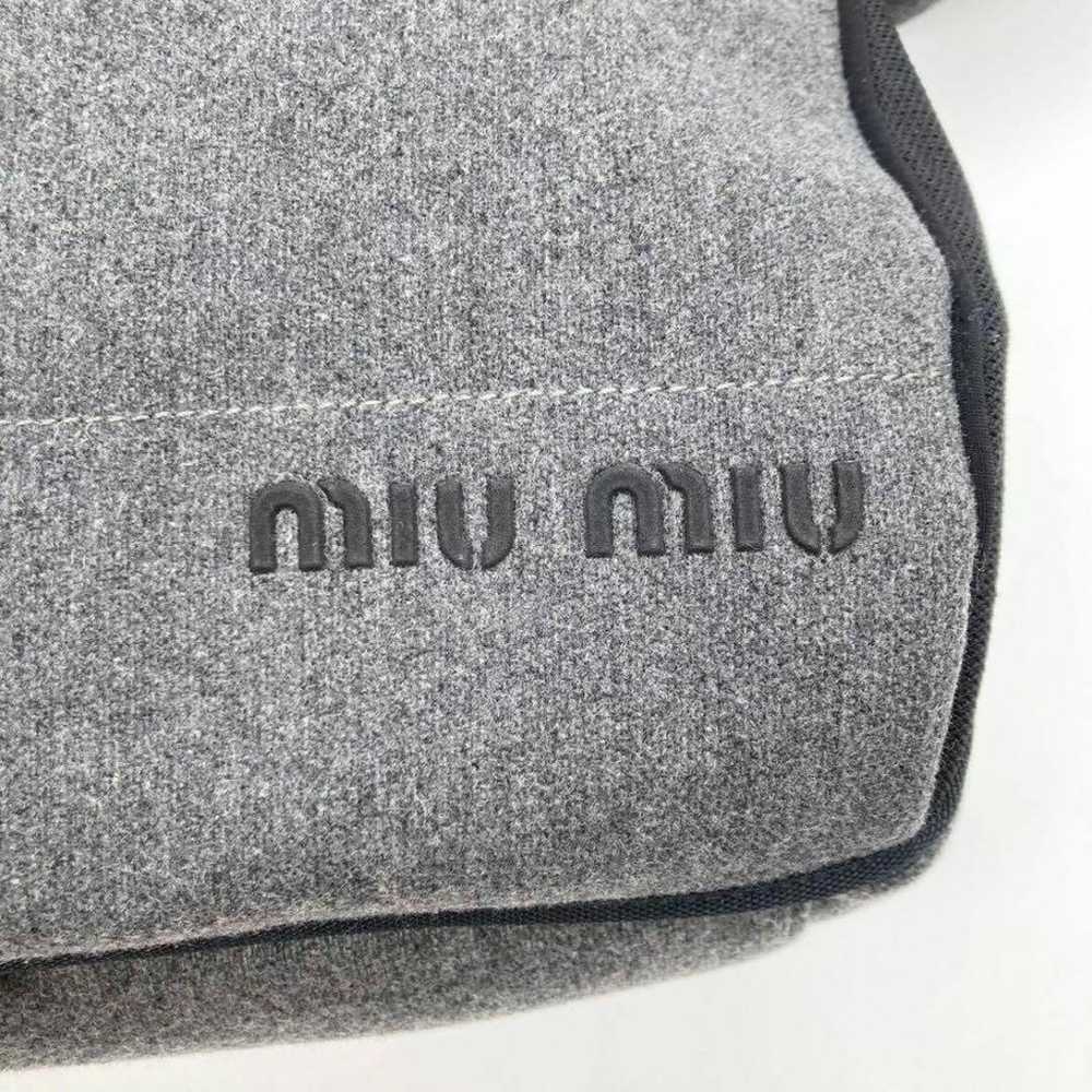 【Beautiful Condition】MIU MIU Shoulder Bag Canvas … - image 9