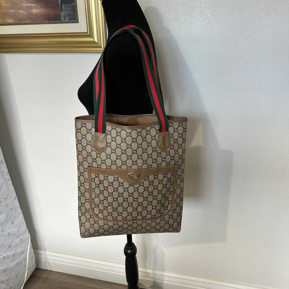 GUCCI Plus Ophidia Sherry Line Monogram Tote Bag,… - image 2