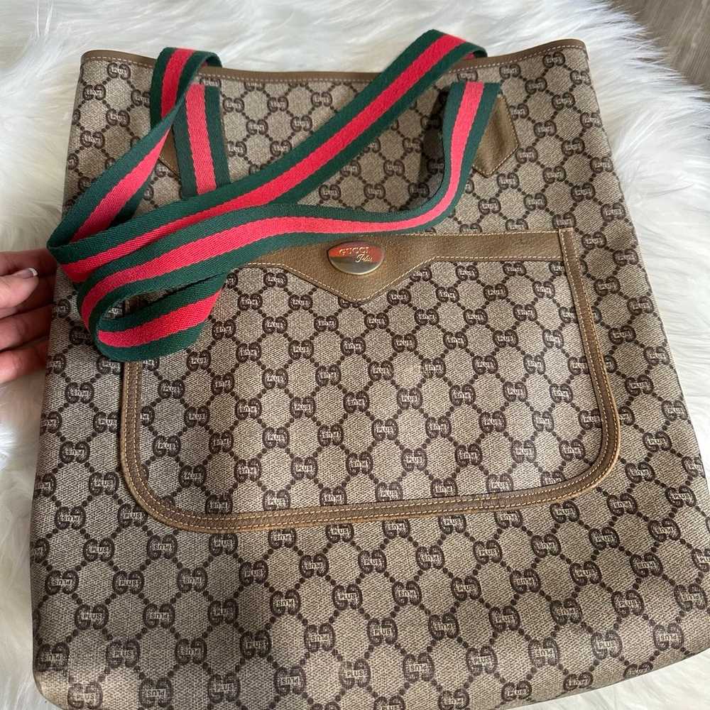 GUCCI Plus Ophidia Sherry Line Monogram Tote Bag,… - image 7