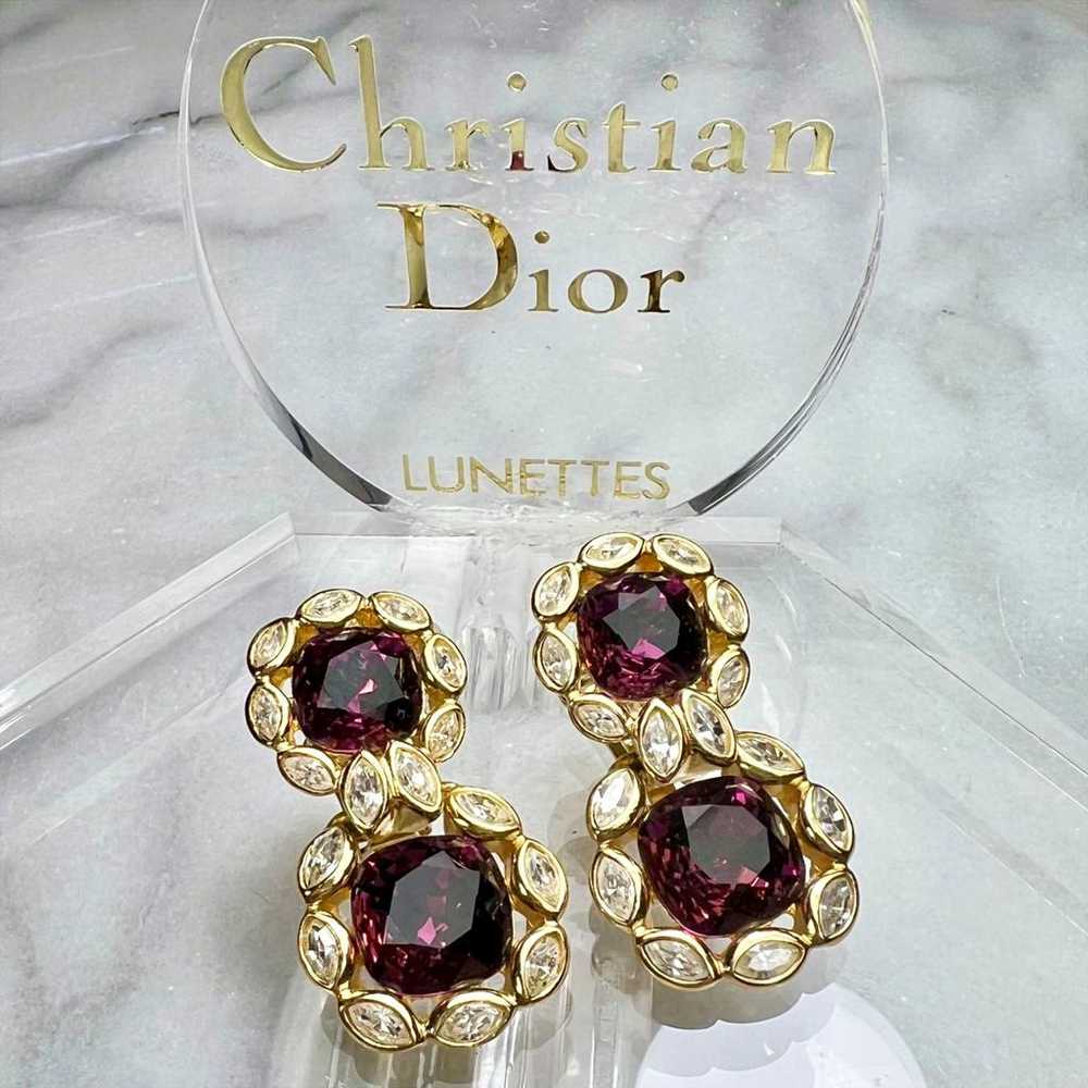 Dior Crystal earrings - image 5