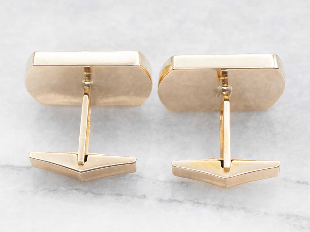 Beautiful Golden Sparrow Cufflinks - image 5