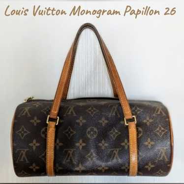 Auth Louis Vuitton Monogram Papillon 26