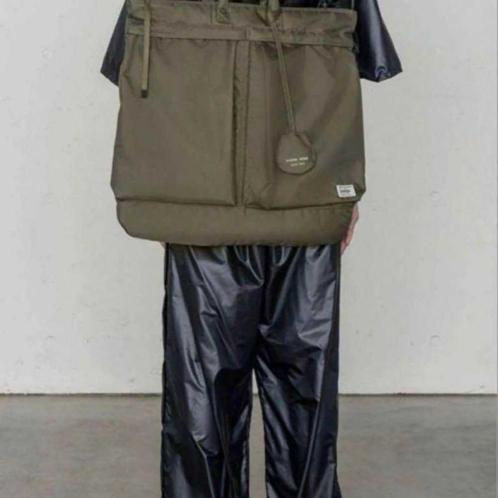 PORTER×HYKE Helmet Shoulder Bag Olive - image 1