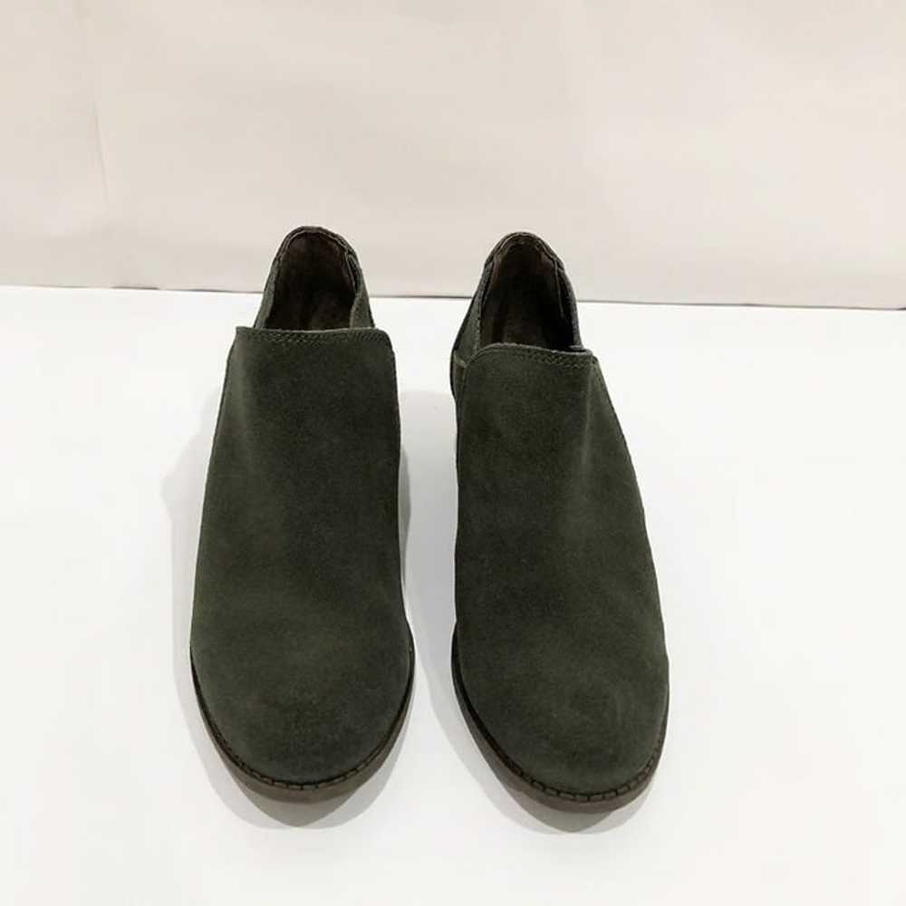 Me Too Ankle Suede Leather Green Boots Size 6 - image 2