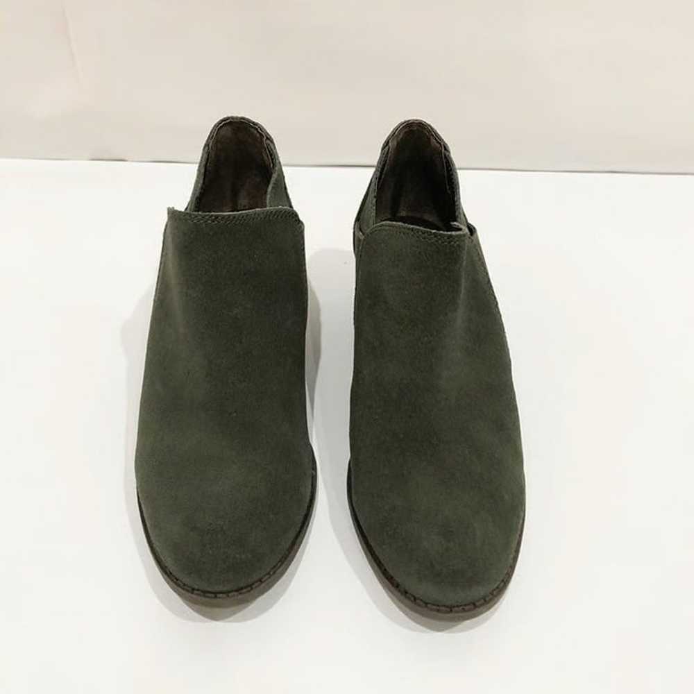 Me Too Ankle Suede Leather Green Boots Size 6 - image 5