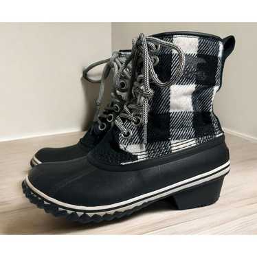 Sorel Waterproof Boots NL2653 Slim pack Women Blac