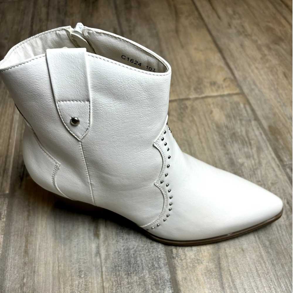 CentroPoint White Studded Women Western Cowboy Bo… - image 3