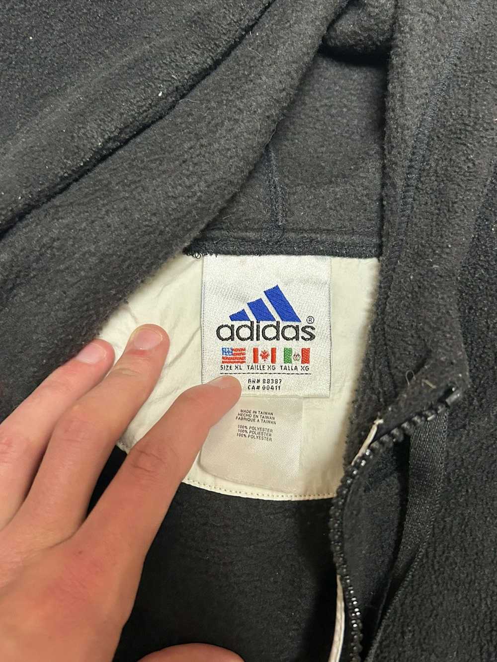 Adidas Late 90s Adidas Fleece Track Jacket - image 3