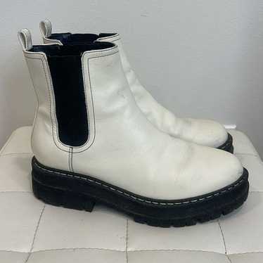 Marc Fisher White Boot Size 7.5