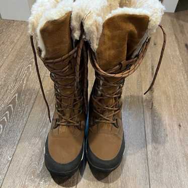 Bearpaw Fur Lined Snow Boots - Size 8