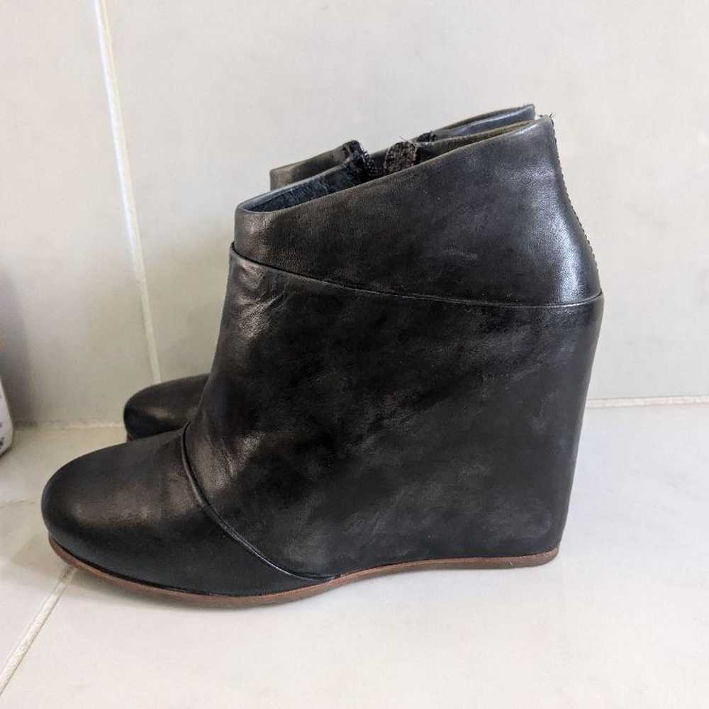 UGG Black Leather Booties ■23 - image 1