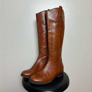 Brown INC Tall Riding Style Boots Size 8.5 VGUC - image 1