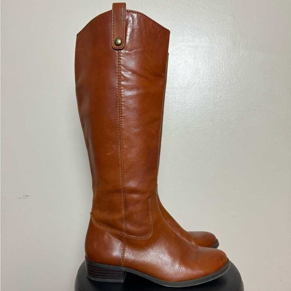 Brown INC Tall Riding Style Boots Size 8.5 VGUC - image 2