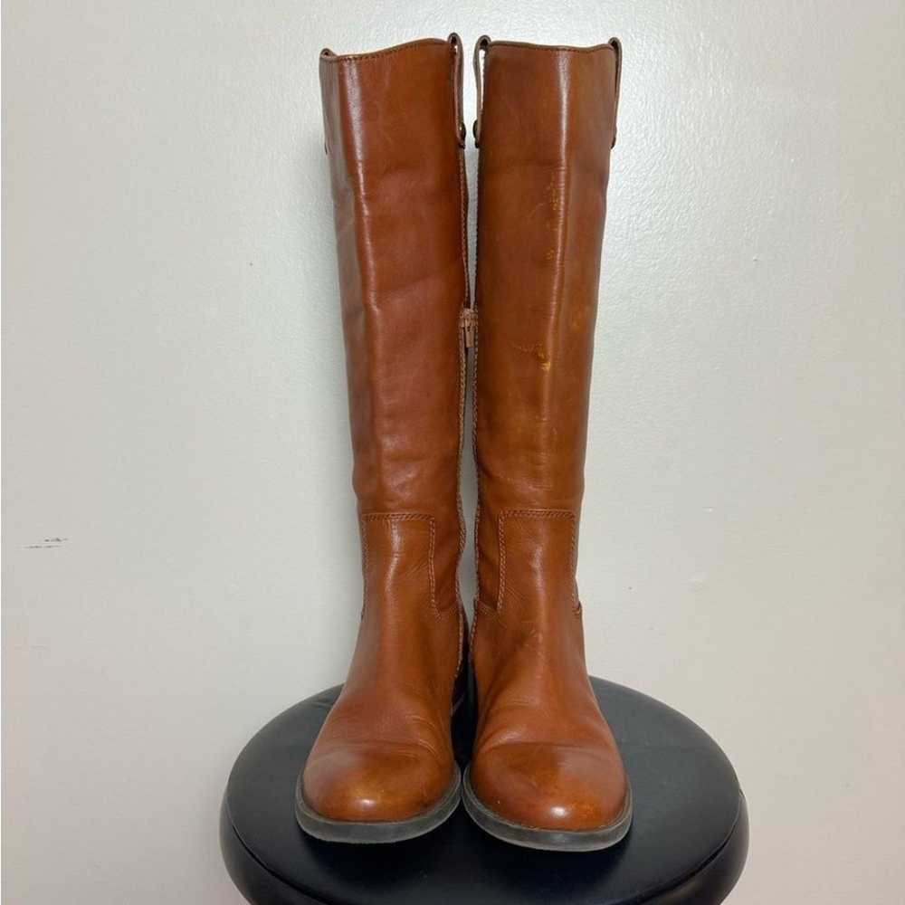 Brown INC Tall Riding Style Boots Size 8.5 VGUC - image 3