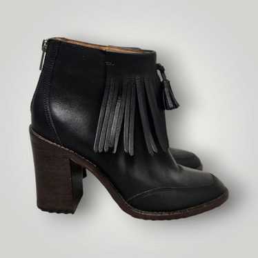 MADEWELL Shoes 5 Black Adi Fringe  Leather Upper L