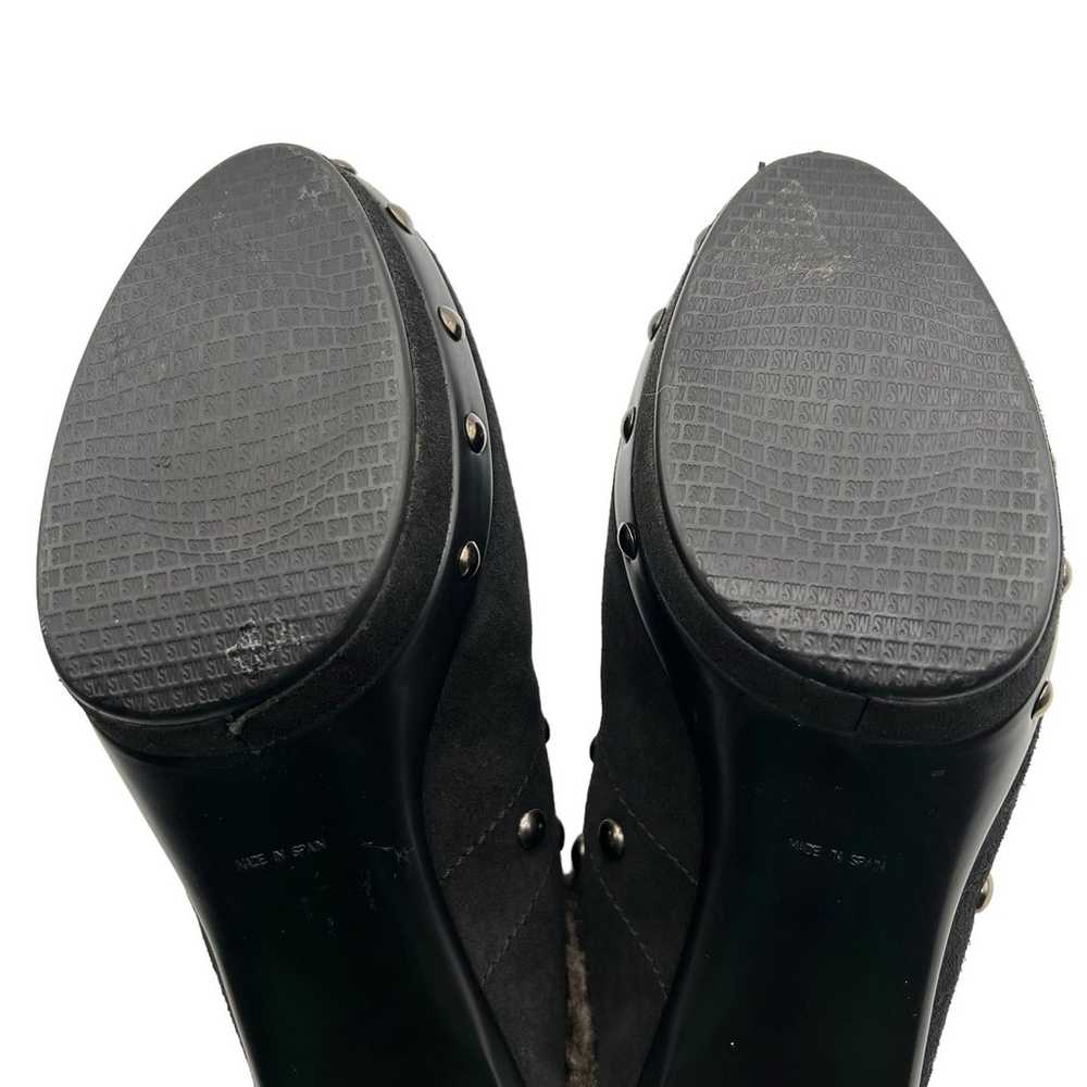 Stuart Weitzman Womens Size 7.5M Suede Platform M… - image 12