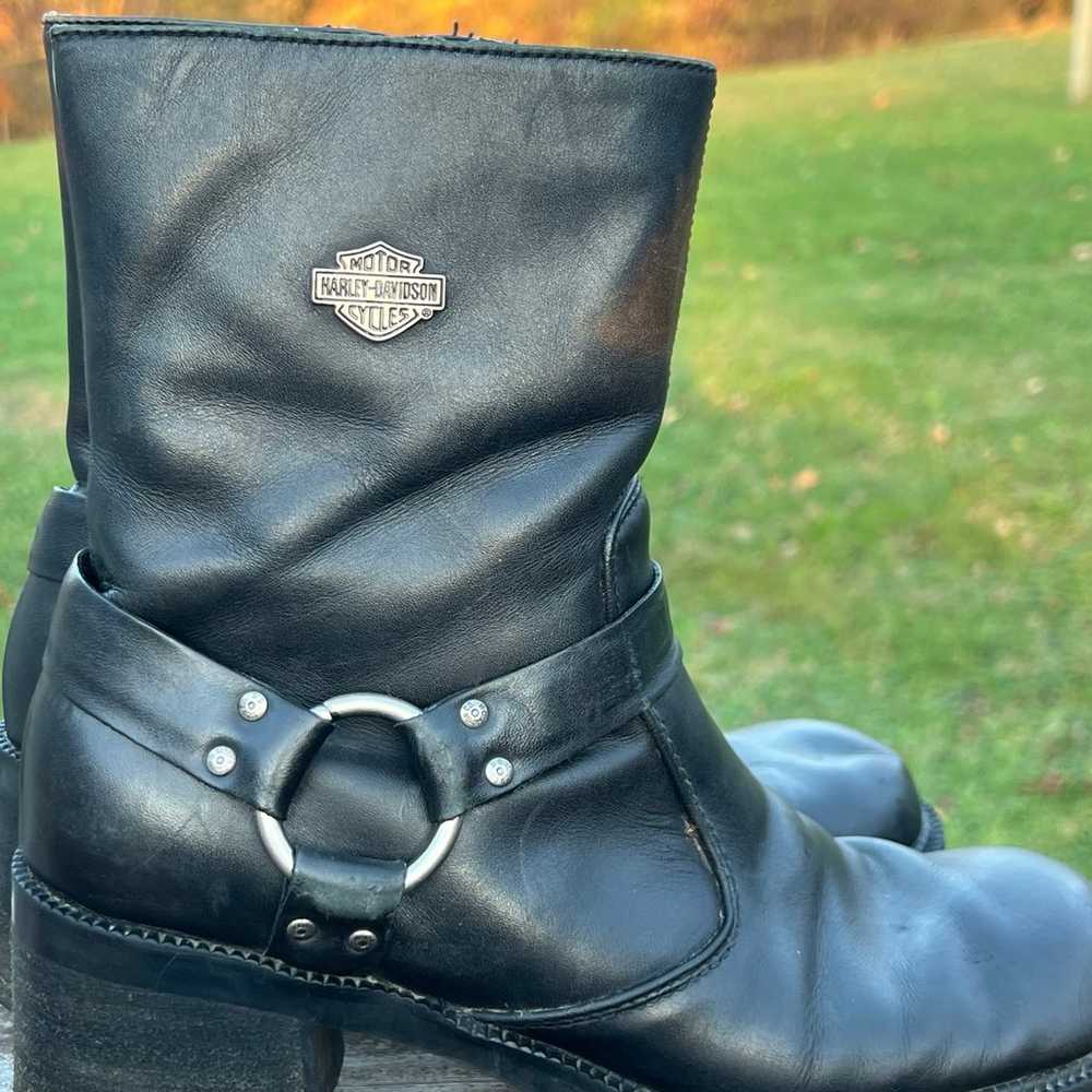 Harley Davidson Women's Leather Riding Boots Side… - image 7