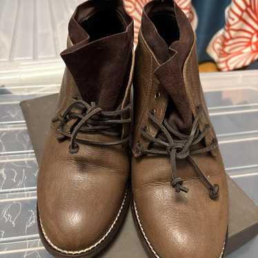 Nylon 39 Brown Leather Booties