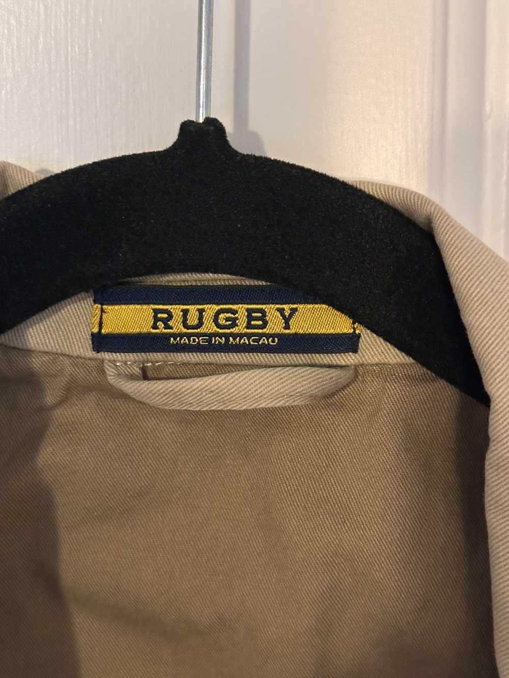 Ralph Lauren Rugby Vintage Twill Khaki Blazer sz S - image 2