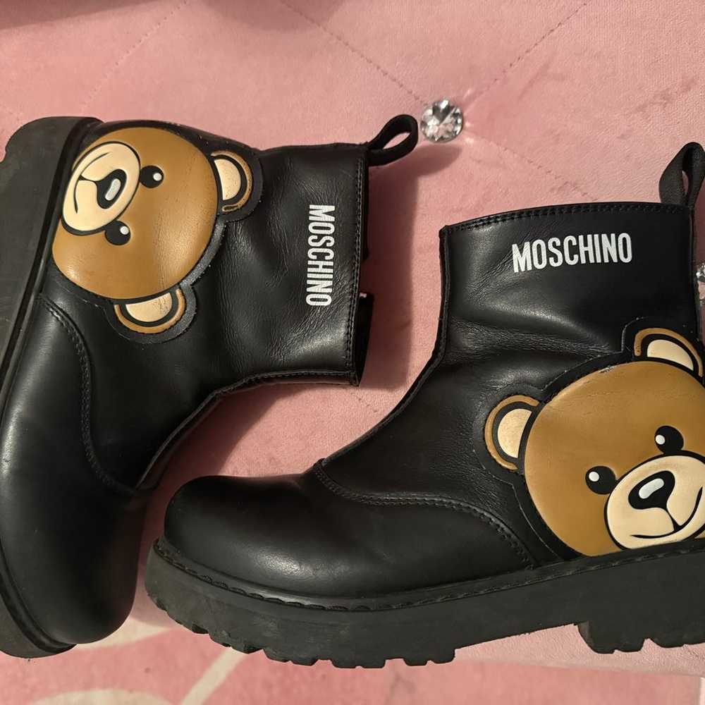 Kids authentic  Moschino boots - image 1