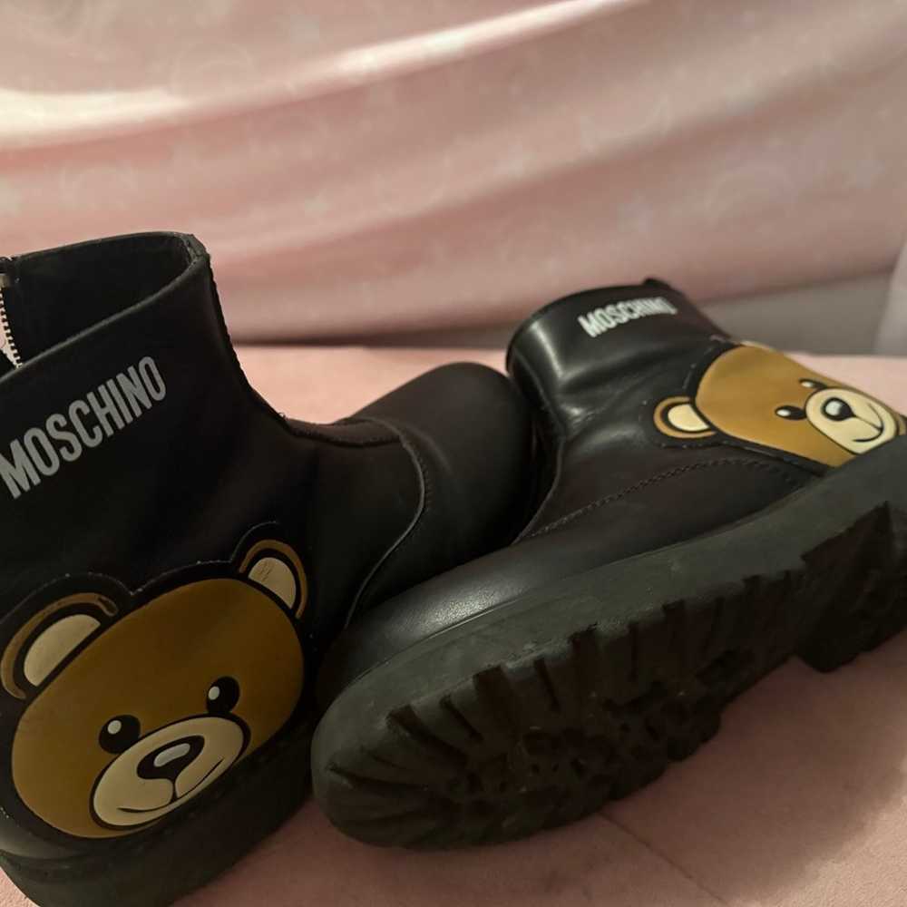 Kids authentic  Moschino boots - image 2