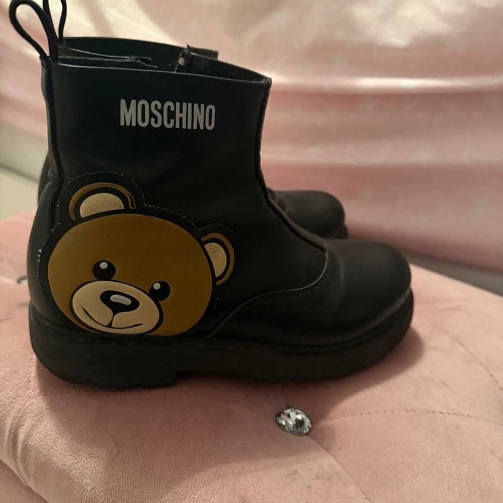 Kids authentic  Moschino boots - image 3