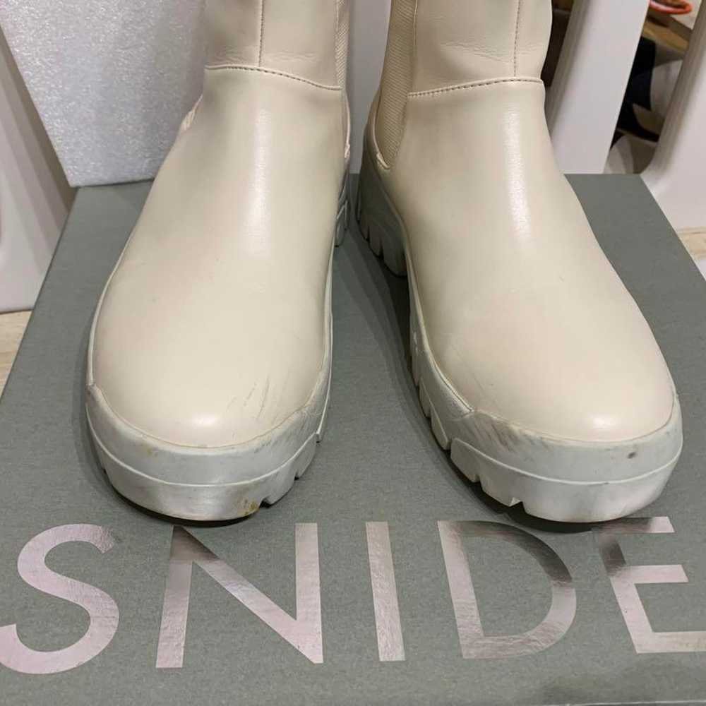 SNIDEL Side Gore Boots White - image 2