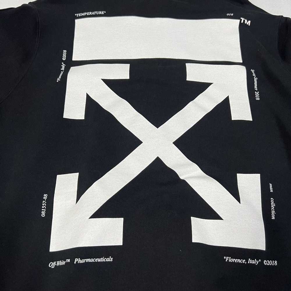 Off-White OFF-WHITE SS18 Patch Badge Zip-Up Hoodie - image 4