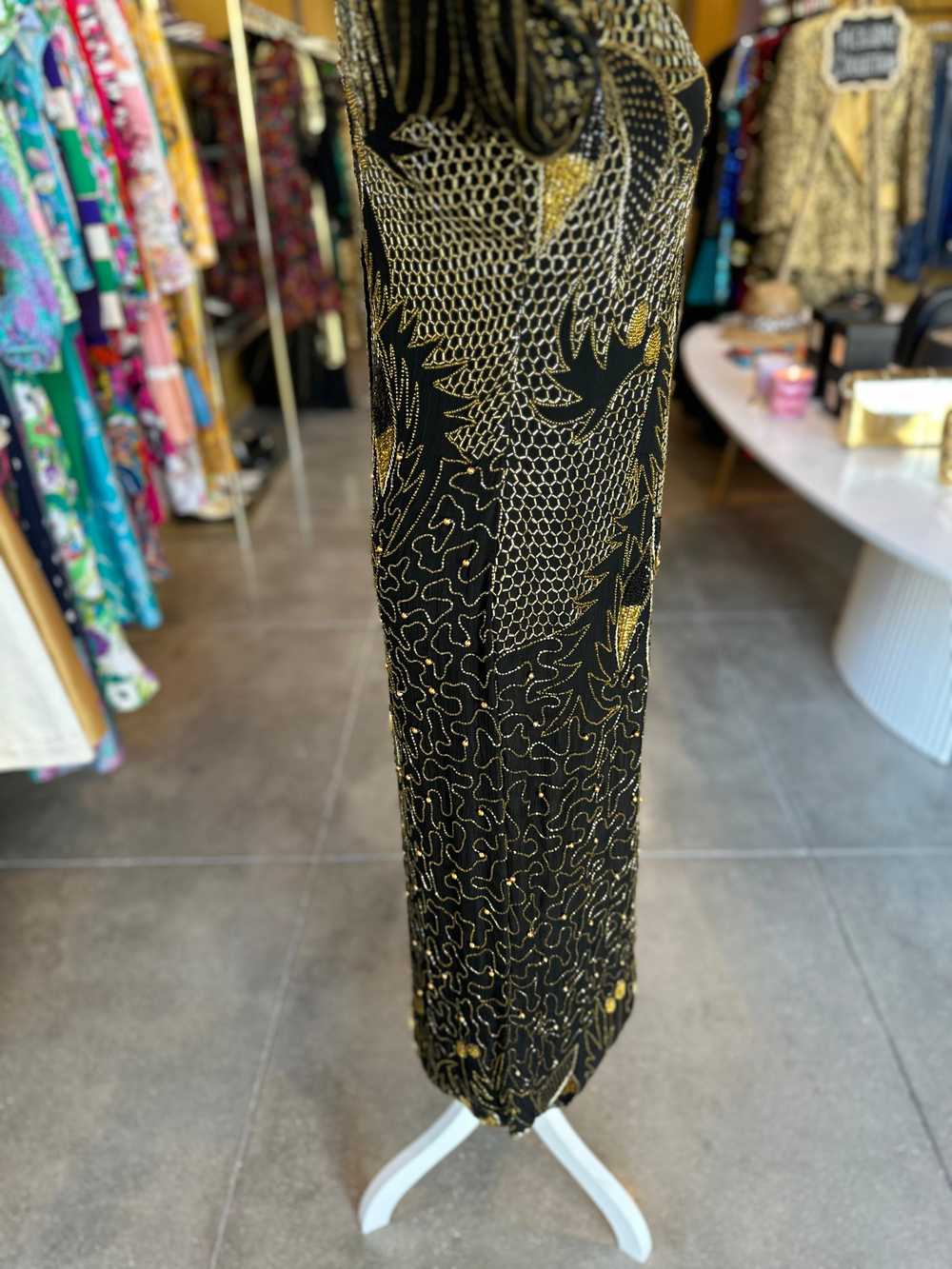 Vintage Rambob Sequin and Beaded Gown - image 8