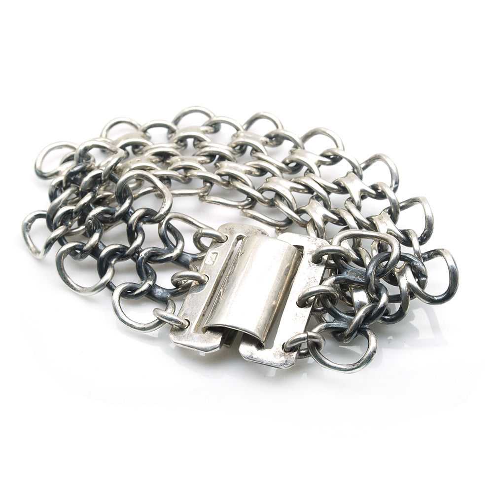 Sterling Chainmail Bracelet - image 2