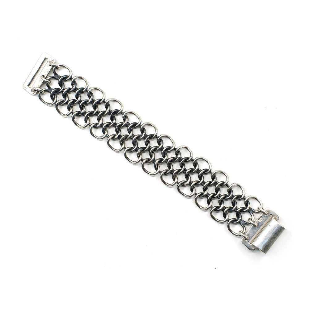 Sterling Chainmail Bracelet - image 3