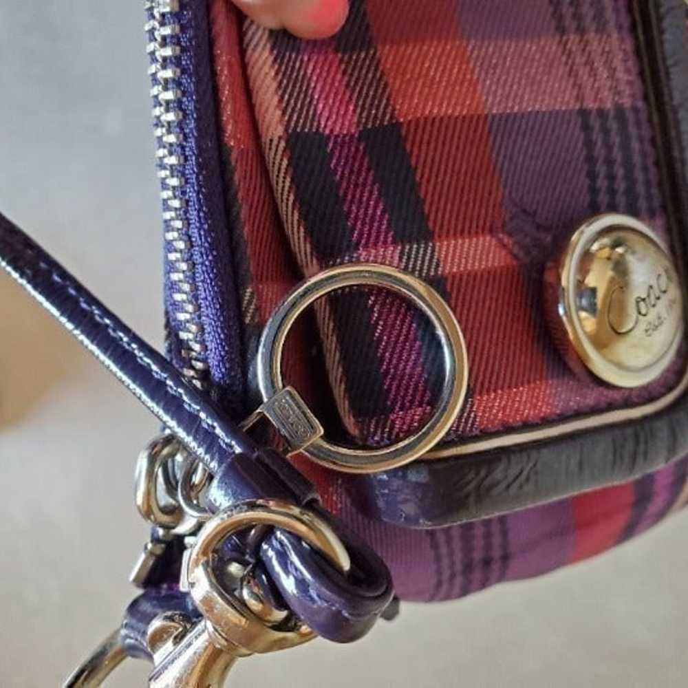 Like New Coach Rare Graffiti Plaid Crossbody Bag … - image 11