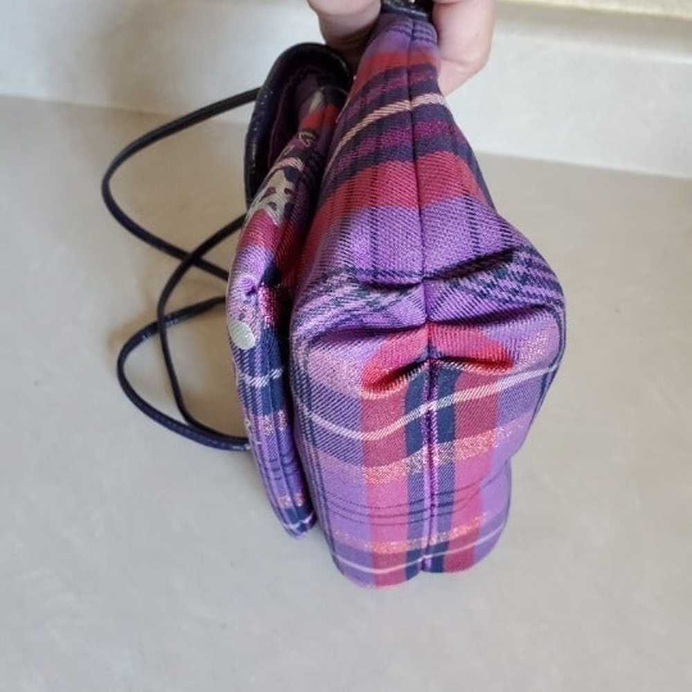 Like New Coach Rare Graffiti Plaid Crossbody Bag … - image 4