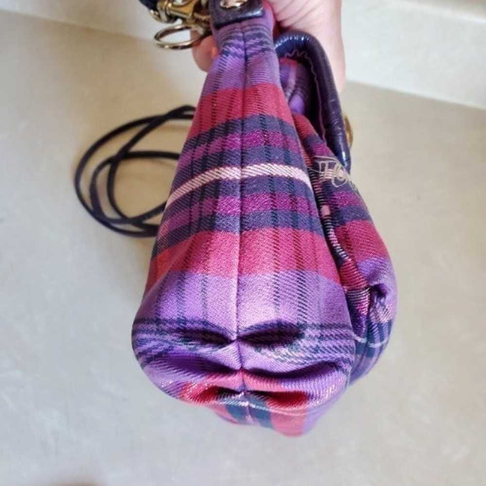 Like New Coach Rare Graffiti Plaid Crossbody Bag … - image 5