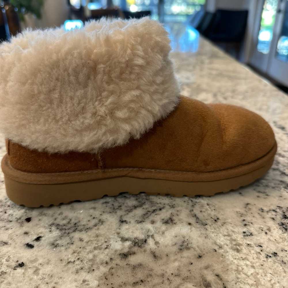 Ugg mini with fur top - image 5