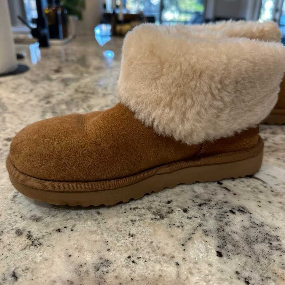 Ugg mini with fur top - image 6