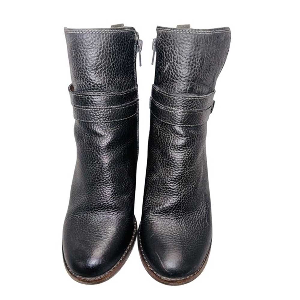 Lucky Brand LaTonya Leather Ankle Boots Black 8.5… - image 2