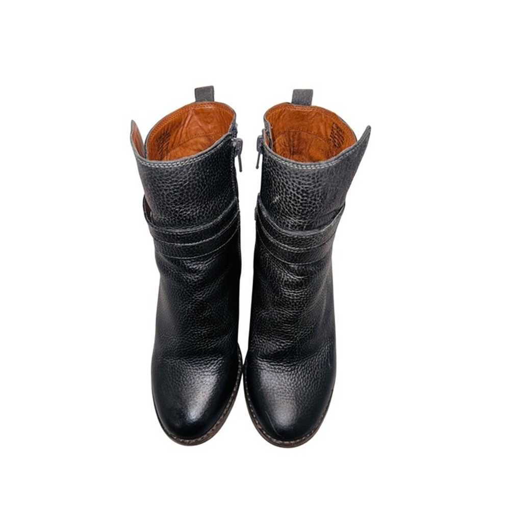 Lucky Brand LaTonya Leather Ankle Boots Black 8.5… - image 7