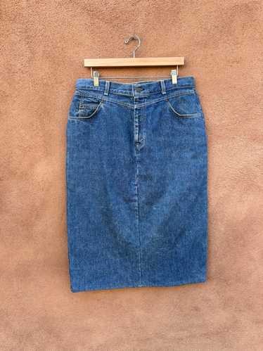 1980's Levi's Denim Skirt, Size 18, Made in USA