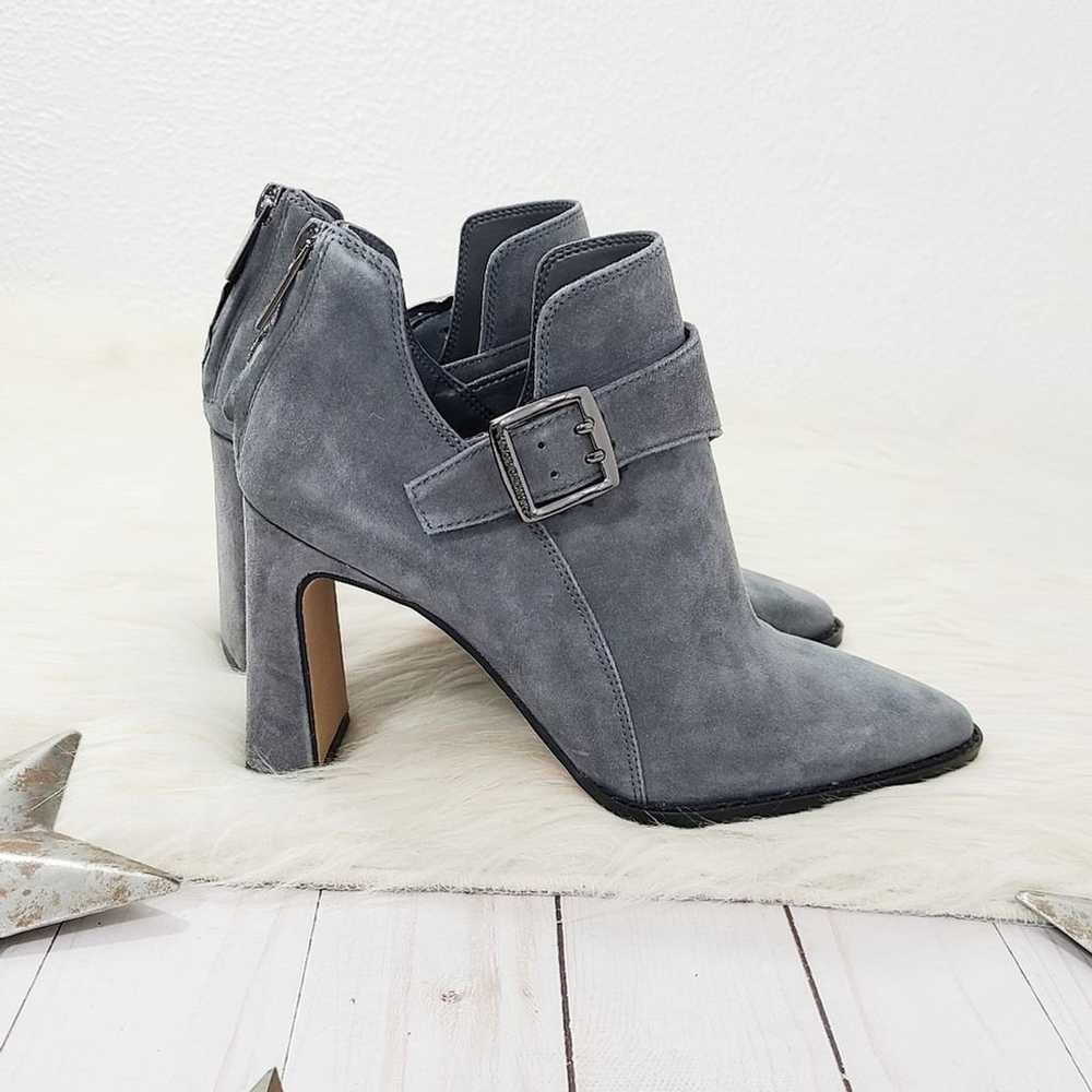 Vince Camuto Deninna ankle boots gray nubuck sued… - image 2