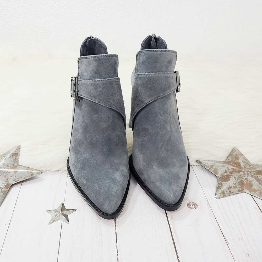 Vince Camuto Deninna ankle boots gray nubuck sued… - image 3