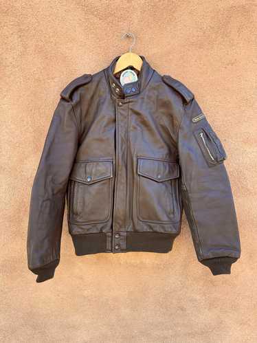 Brown 1980's Hein Gericke Cafe Racer Leather Moto 