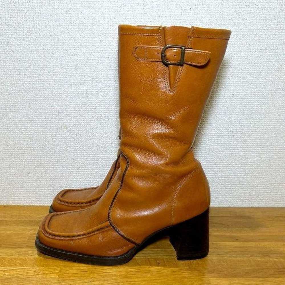 Ashi na ga Ojisan Heel Boots Zipper Zip REGAL - image 2