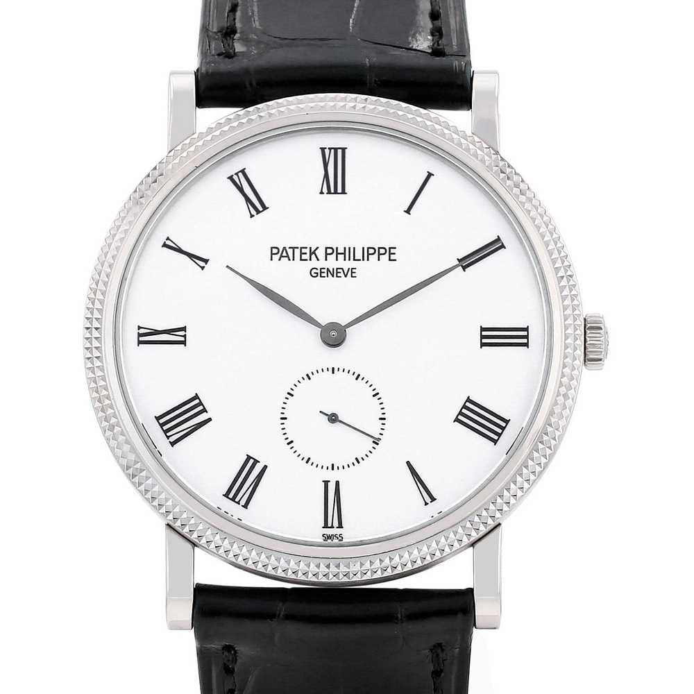 Patek Philippe Calatrava Clous De Paris in white … - image 1