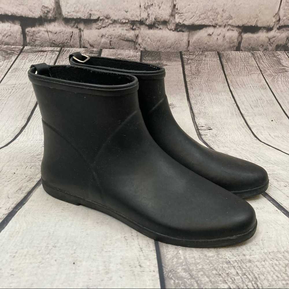 Alice + Whittles Black Rubber Rain Boot - image 12