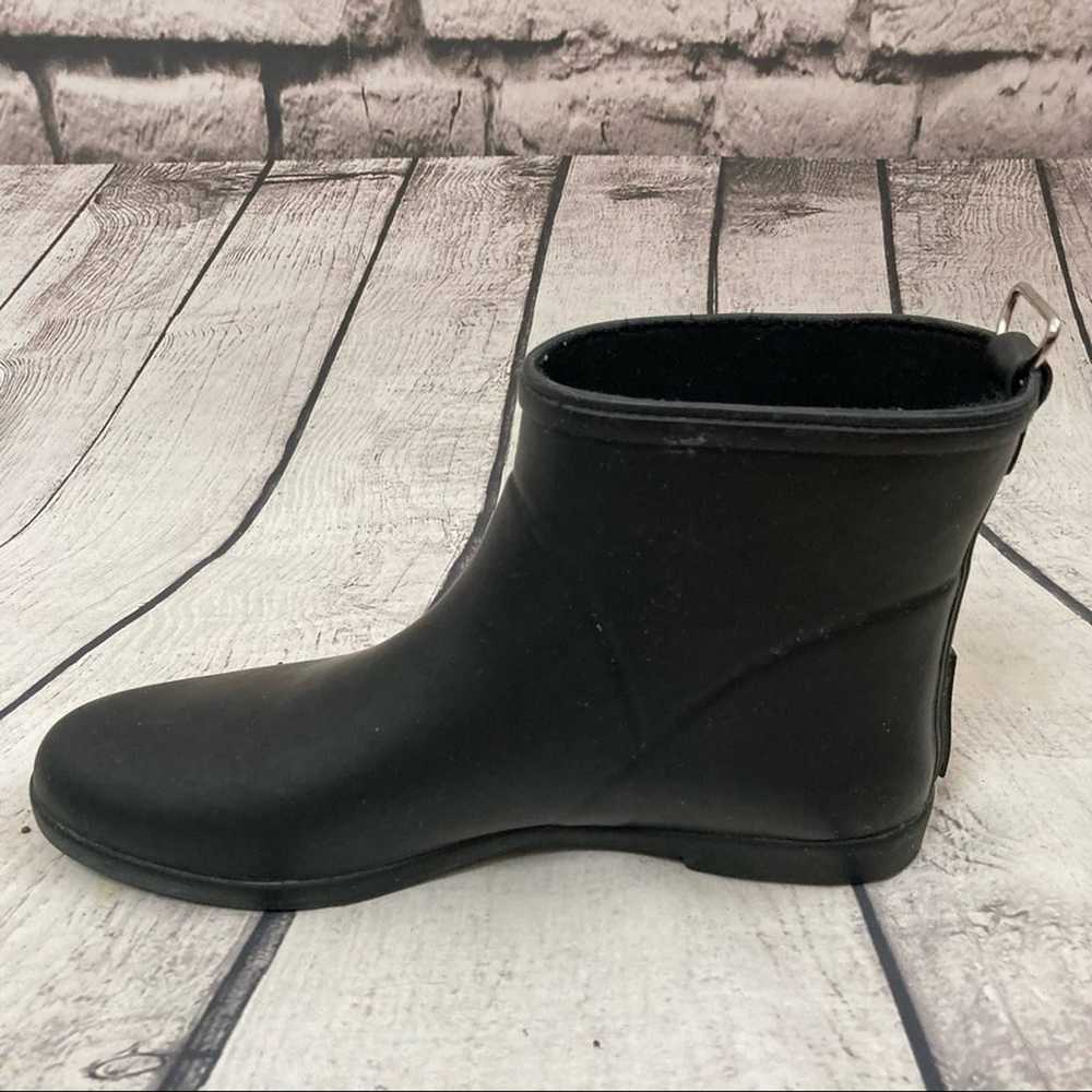 Alice + Whittles Black Rubber Rain Boot - image 2