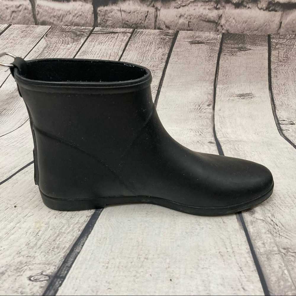 Alice + Whittles Black Rubber Rain Boot - image 5