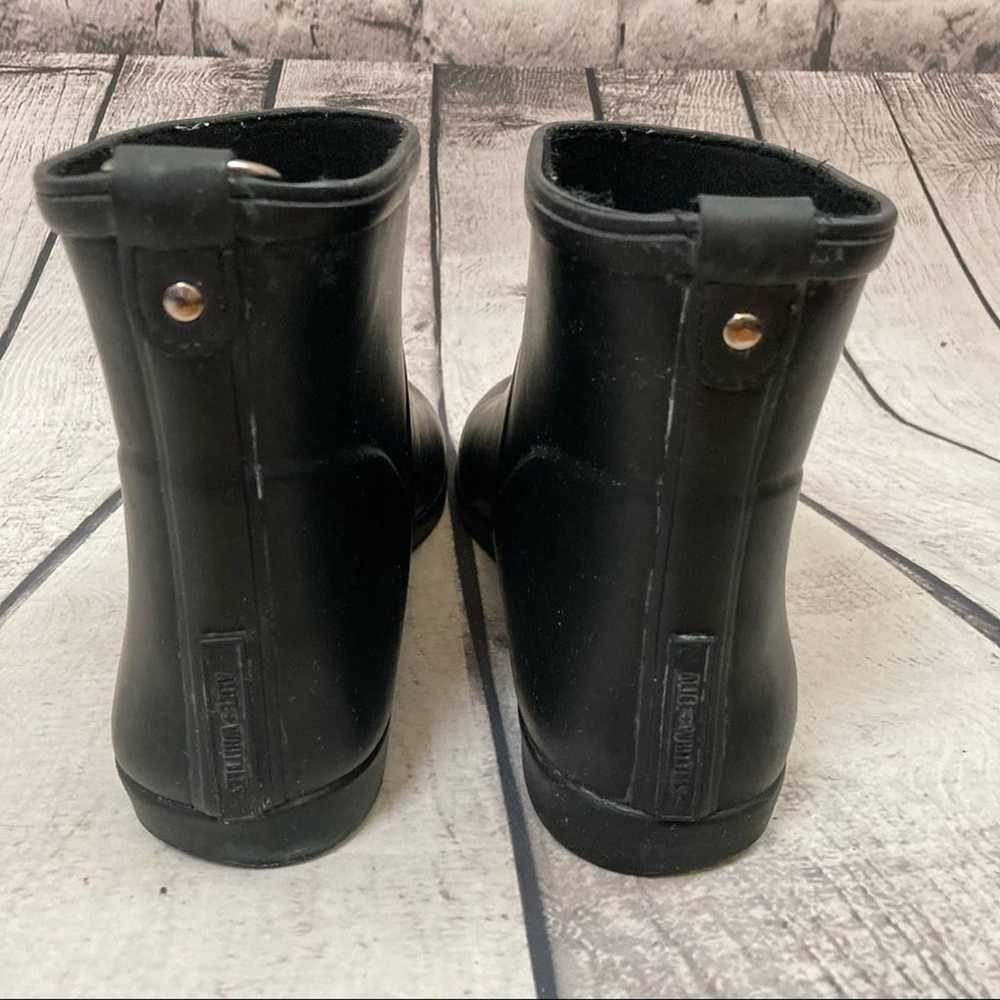 Alice + Whittles Black Rubber Rain Boot - image 6