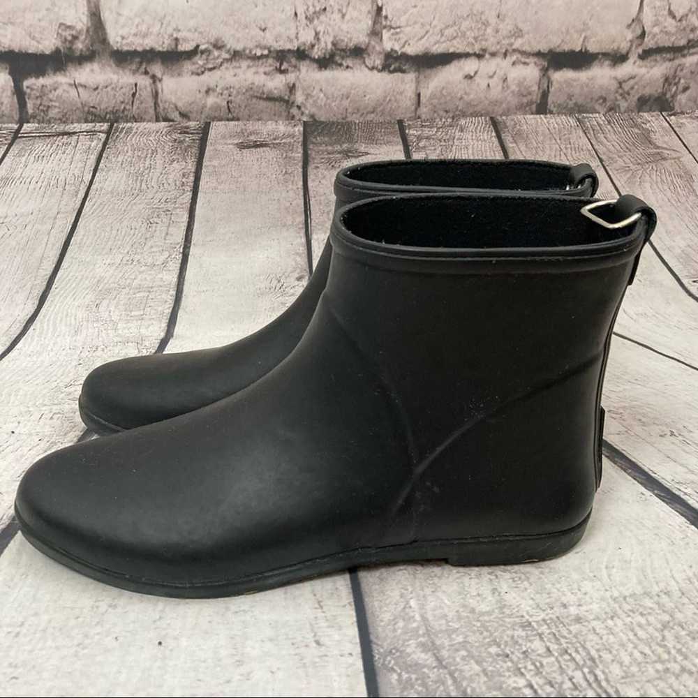 Alice + Whittles Black Rubber Rain Boot - image 7